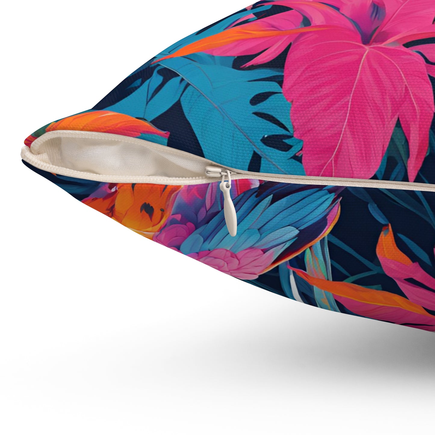 Spun Polyester Neliötyyny – Parrot paradise