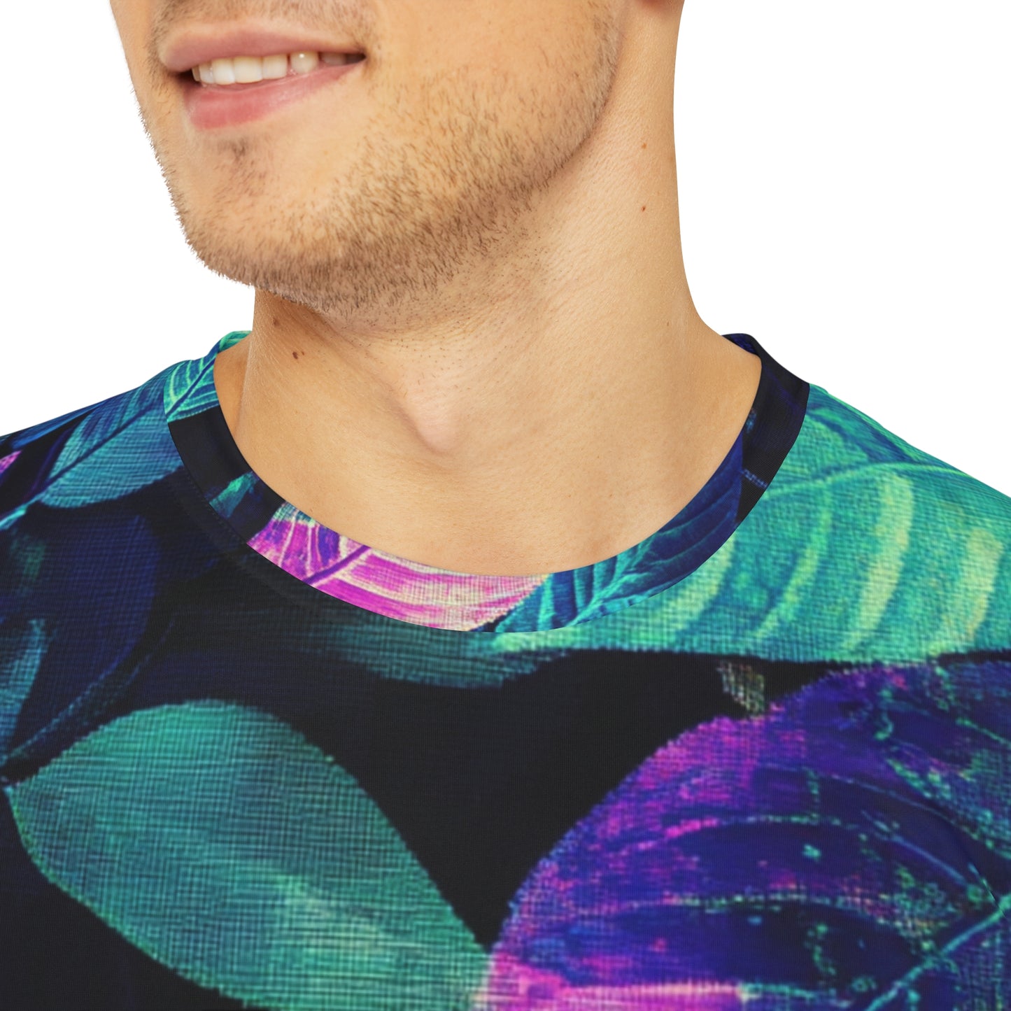 Miesten t-paita – Neon Leafs