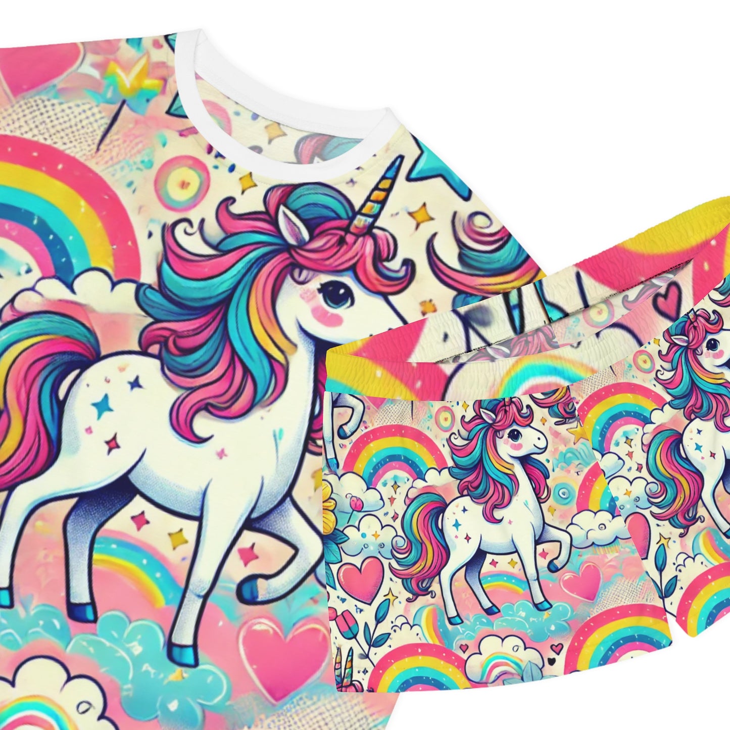 Naisten pyjamasetti Unicorn