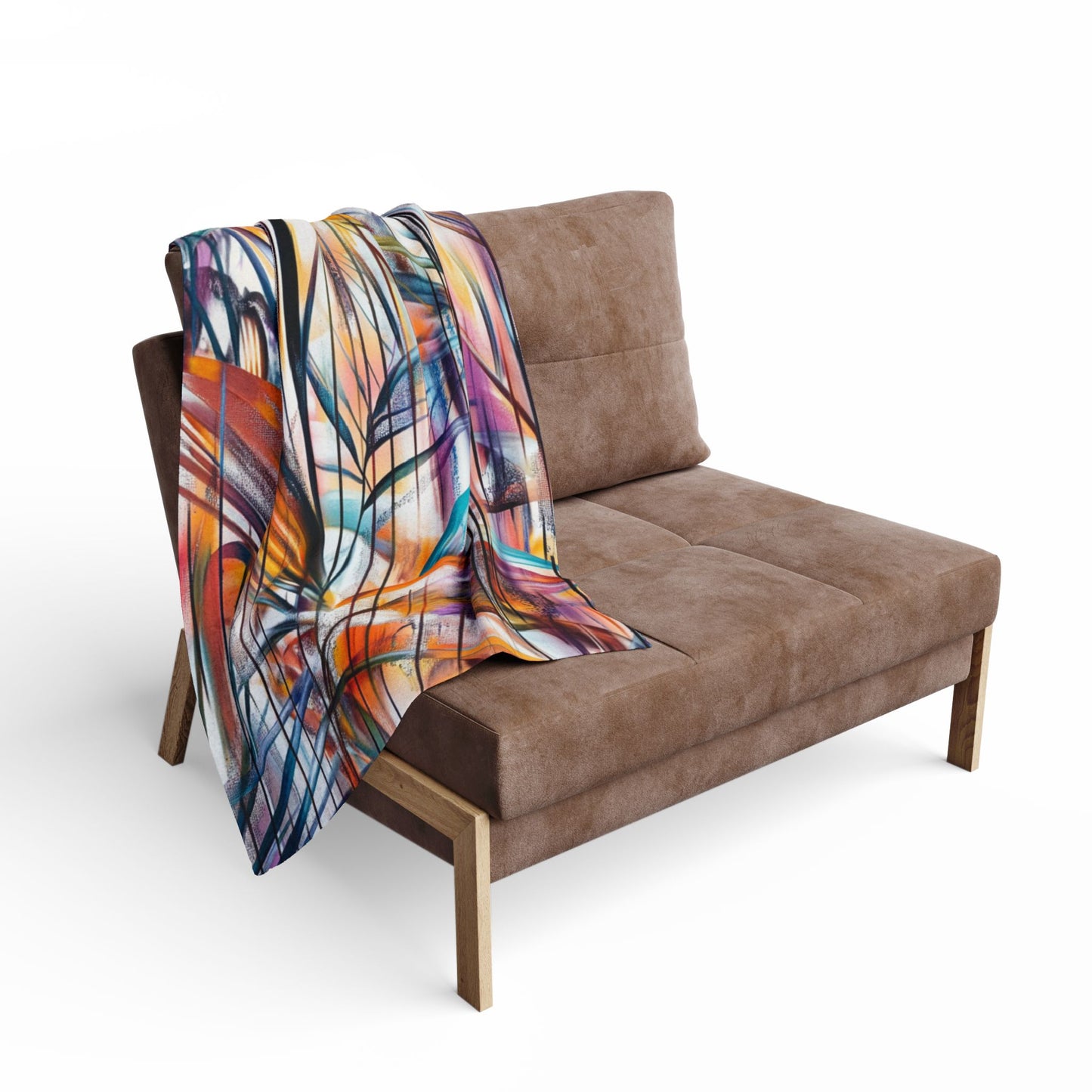 Arctic Fleece Blanket - Jungle Graffiti