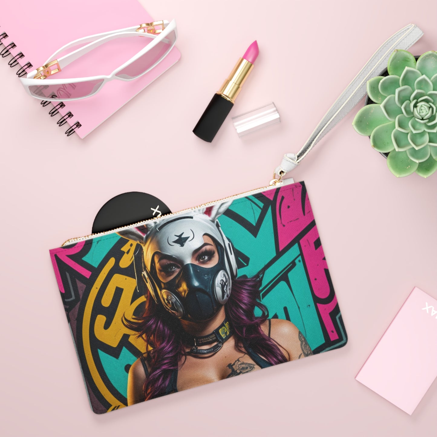 Envelope bag/makeup bag, gamer girls