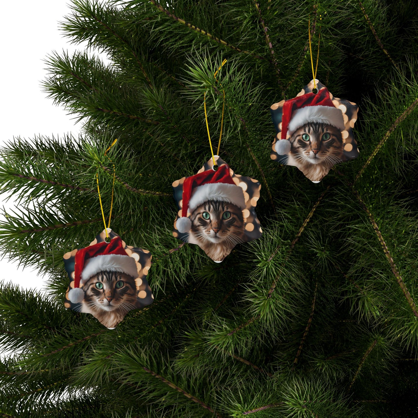 Cute kitty - joulukoriste (1kpl, 3kpl, 5kpl, 10kpl)