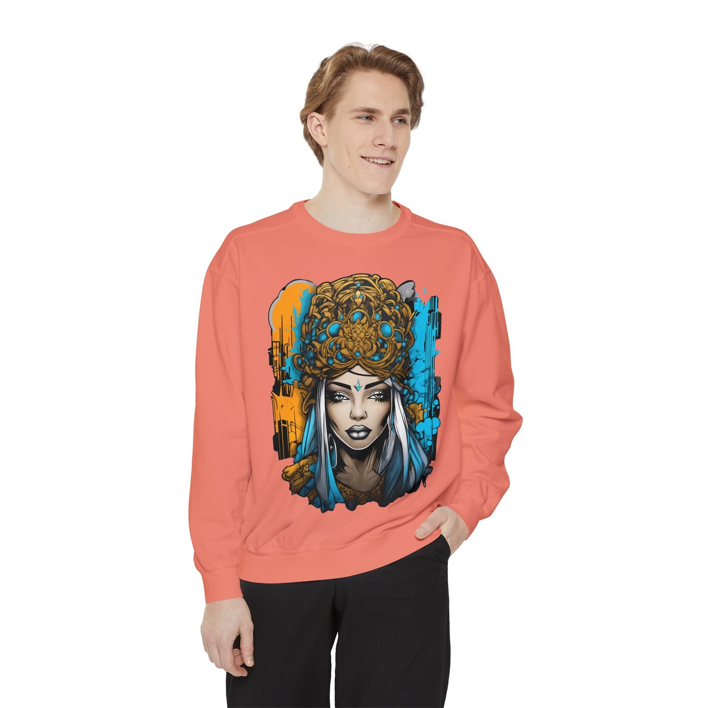 Unisex collegepaita, urban queen
