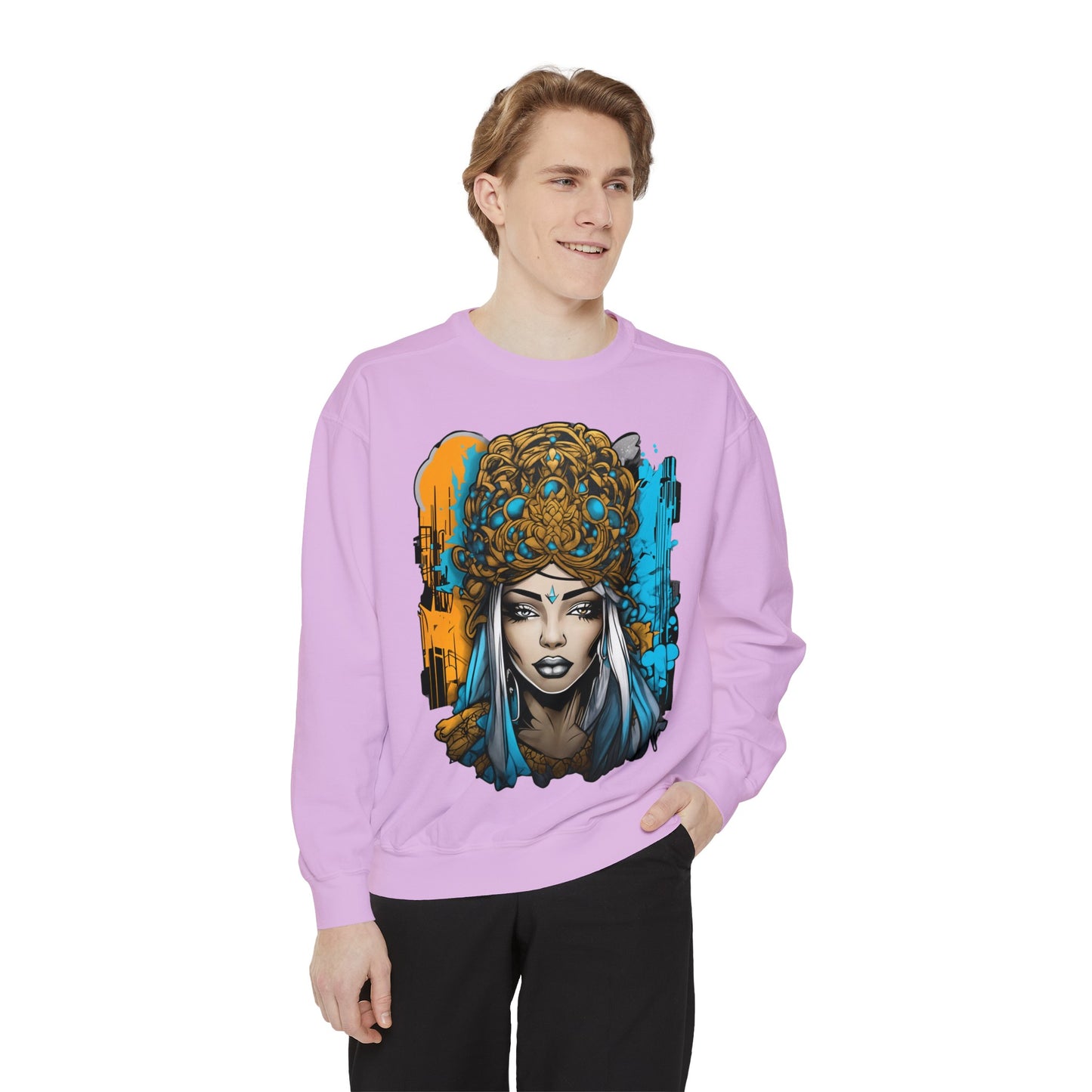 Unisex collegepaita, urban queen