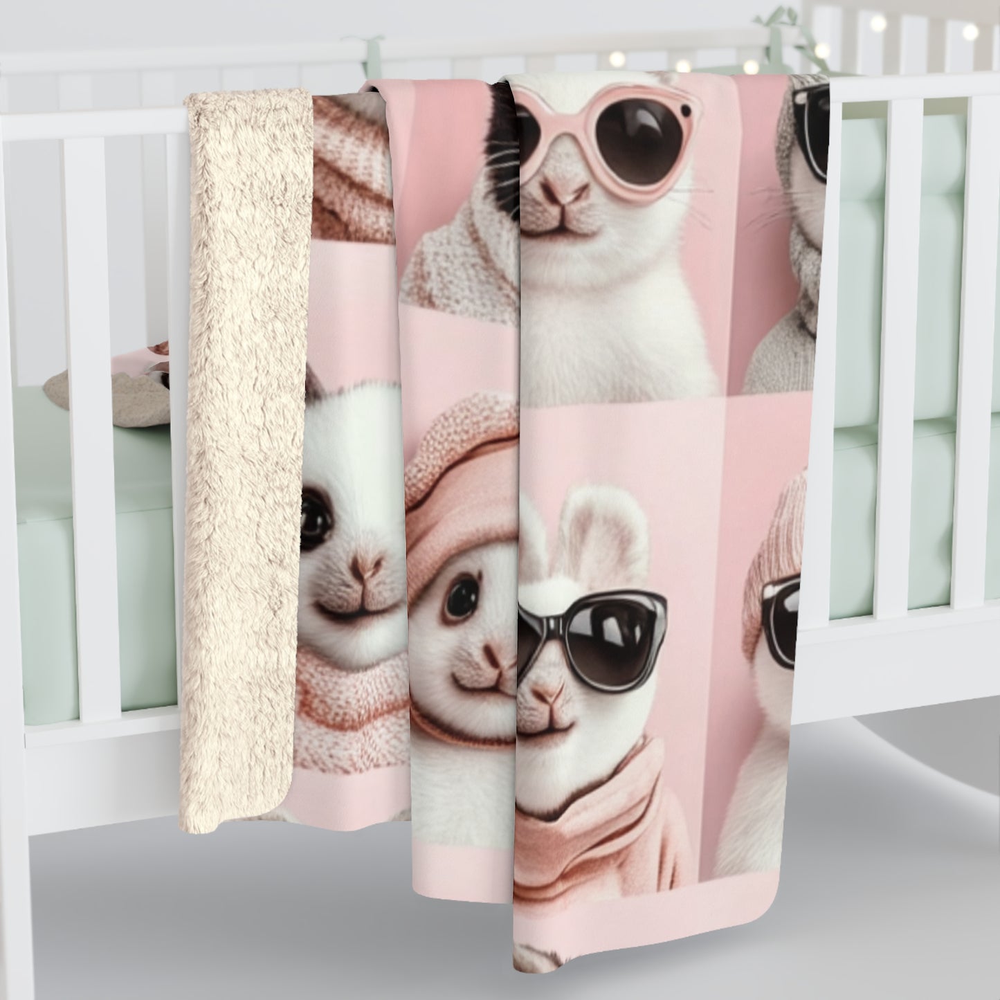 Sherpa Fleece Blanket -cuteness overload