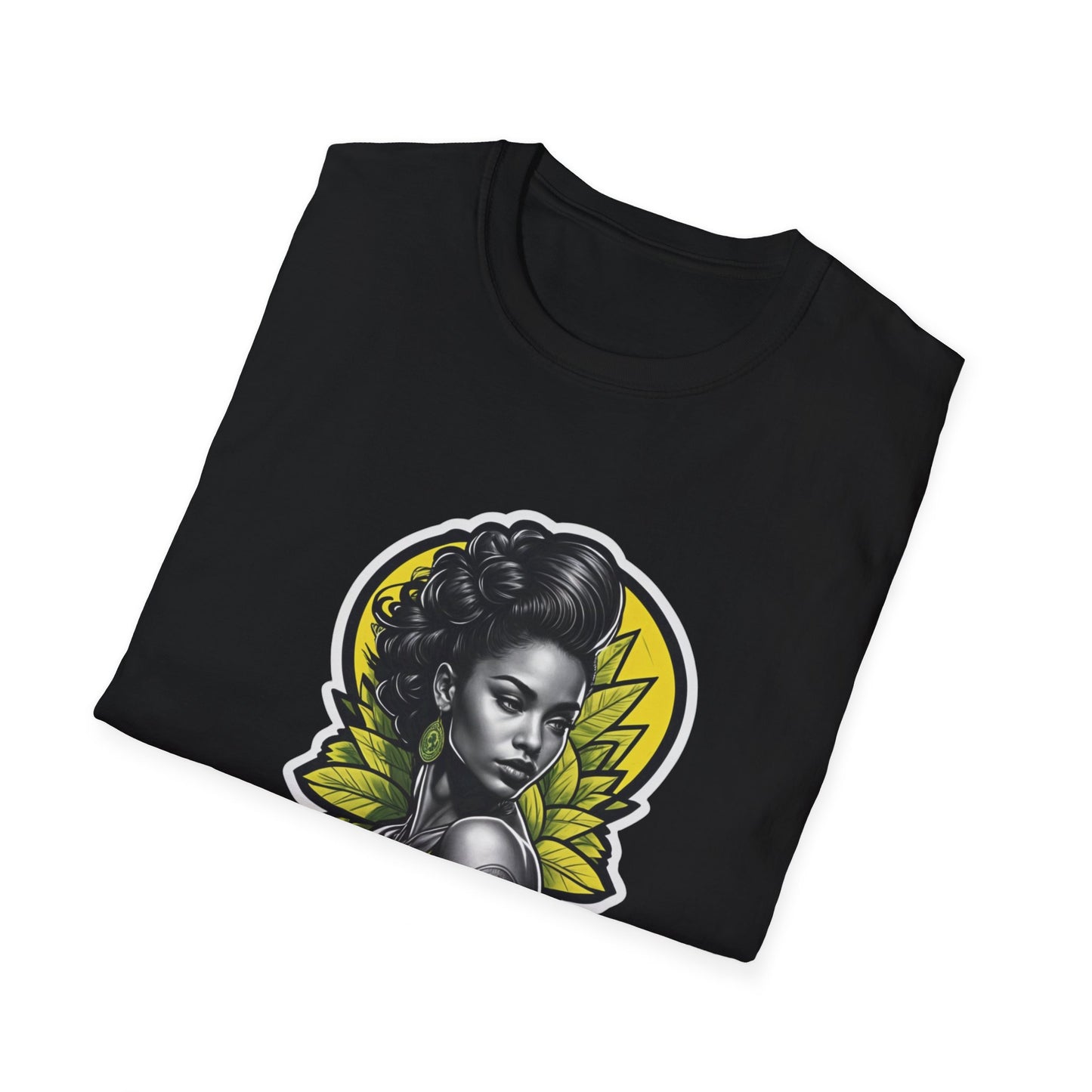 Unisex Softstyle T-paita, rebel queenie
