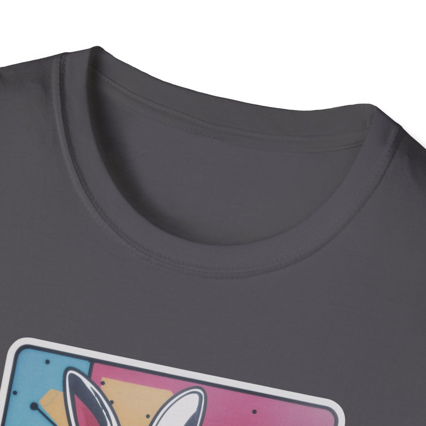 Unisex Softstyle T-paita, urban rabbit