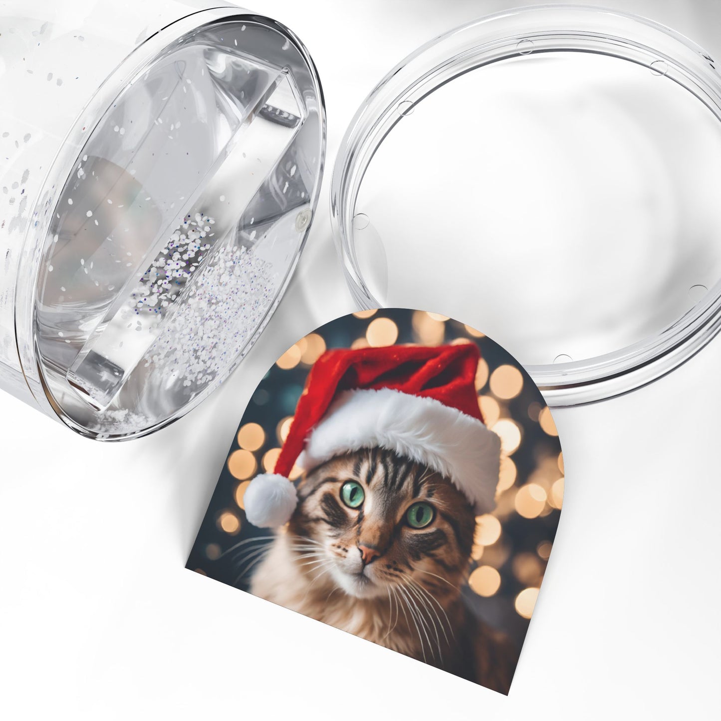 Cute kitty lumisadepallo
