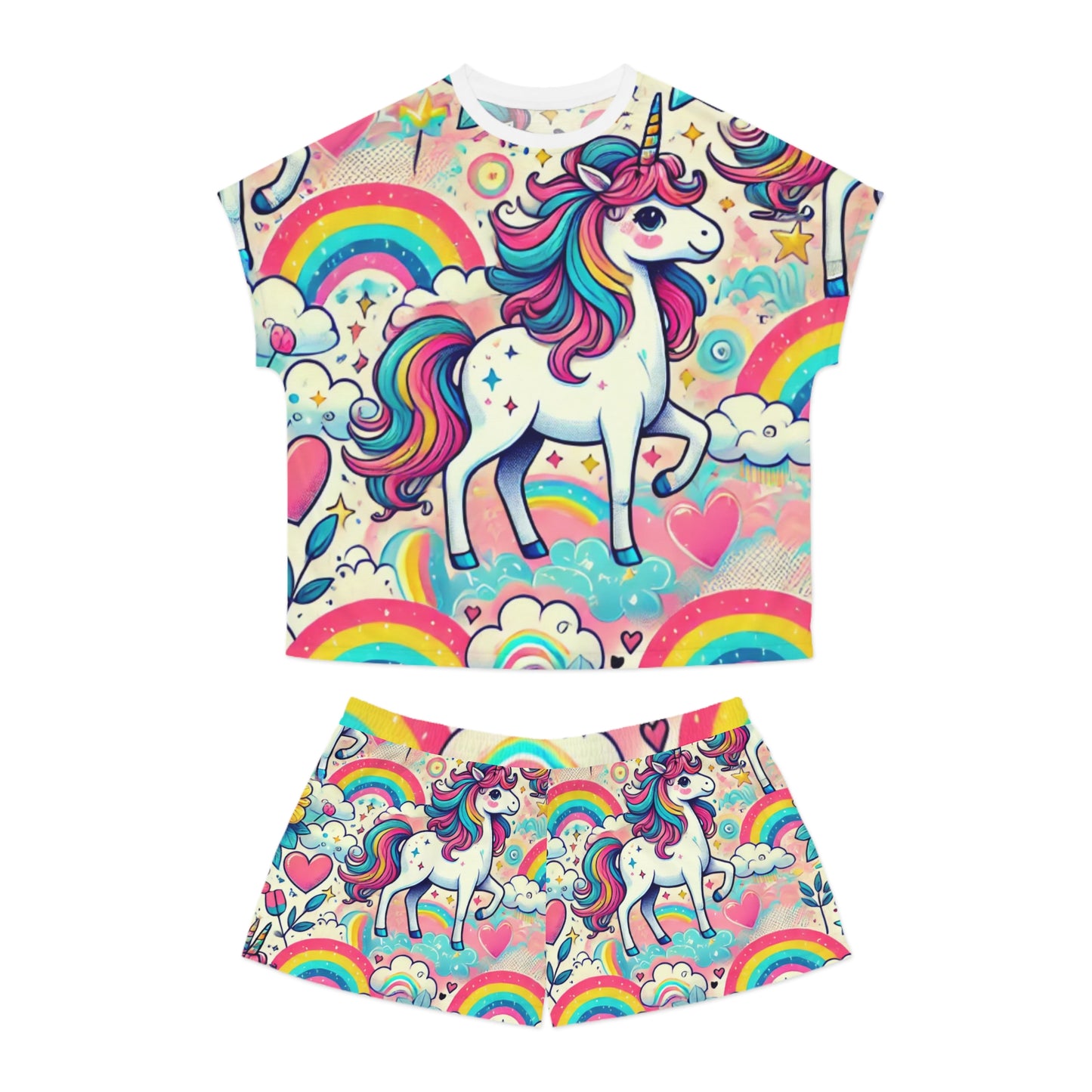 Naisten pyjamasetti Unicorn