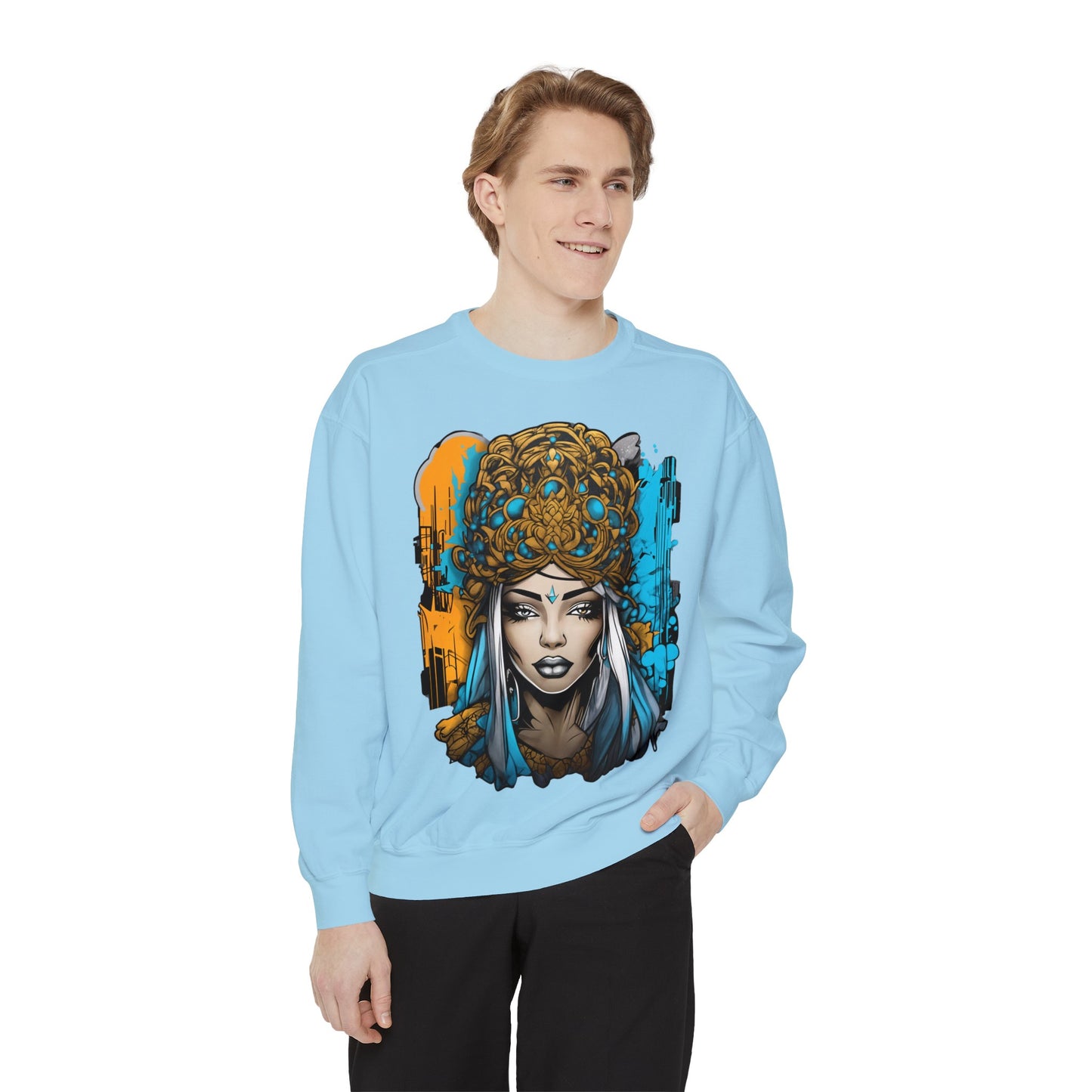 Unisex collegepaita, urban queen