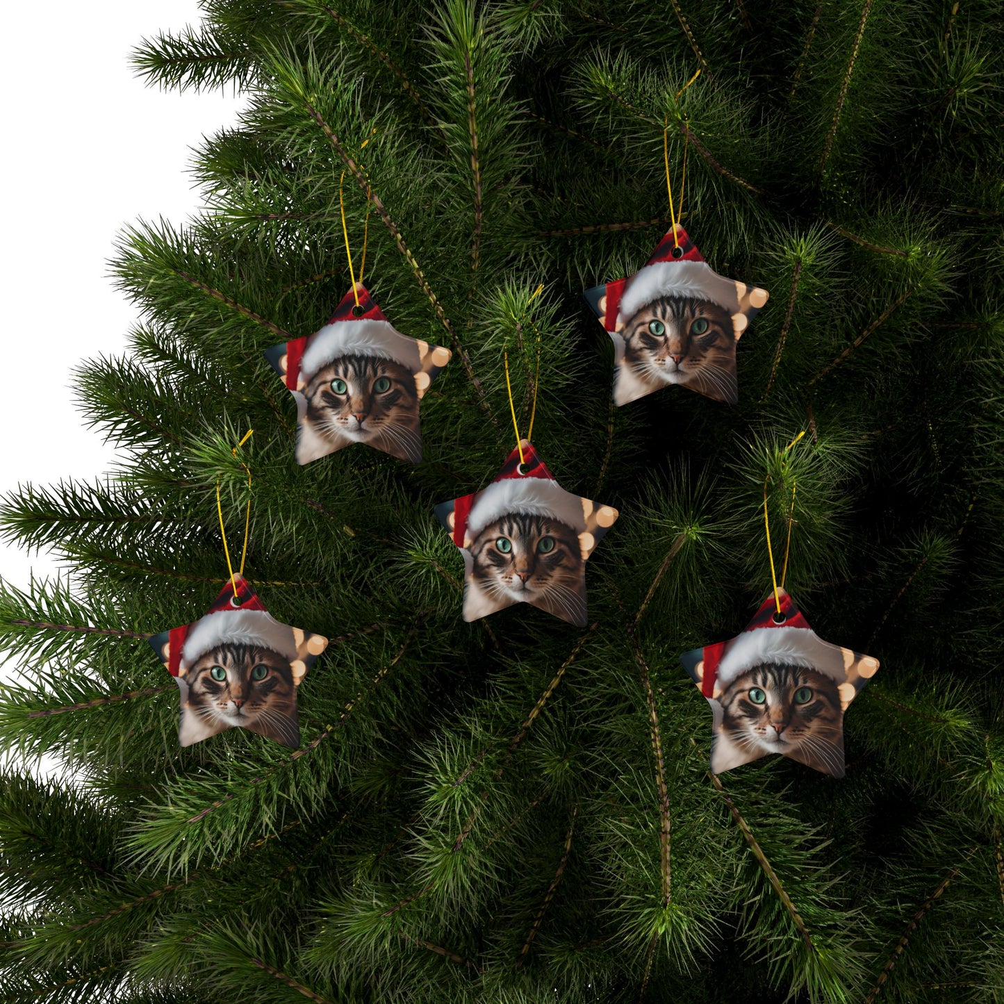 Cute kitty - joulukoriste (1kpl, 3kpl, 5kpl, 10kpl)