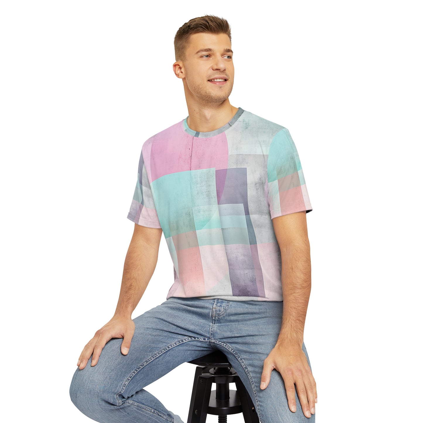 Miesten T-paita - Pastel Pulse