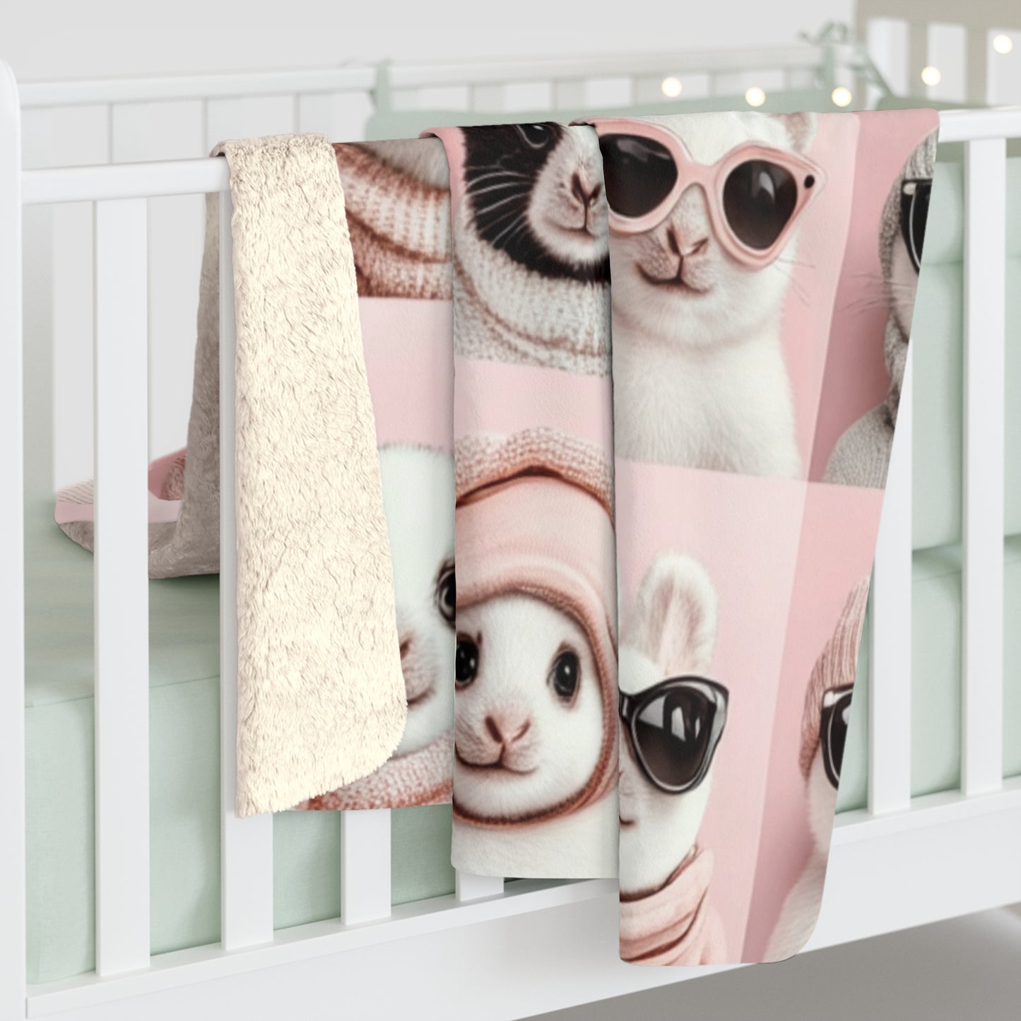Sherpa Fleece Blanket -cuteness overload