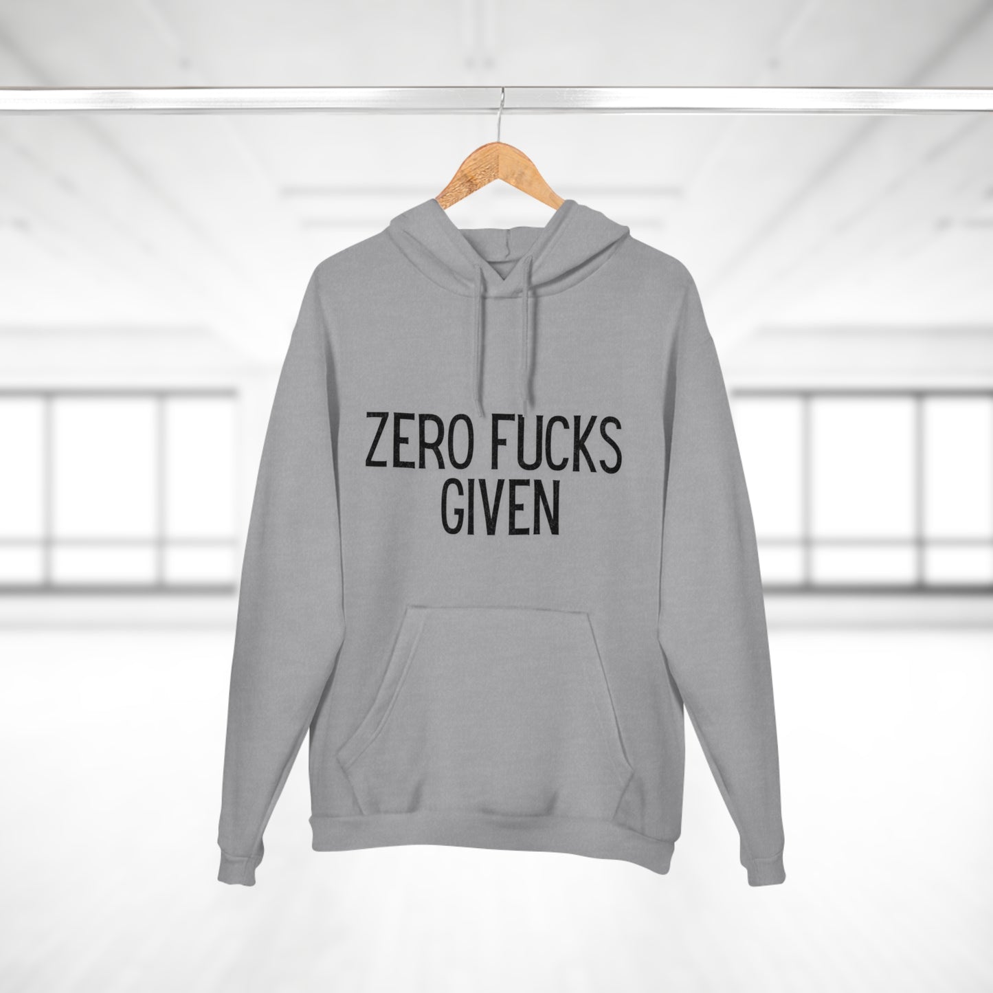 Zero fucks given huppari