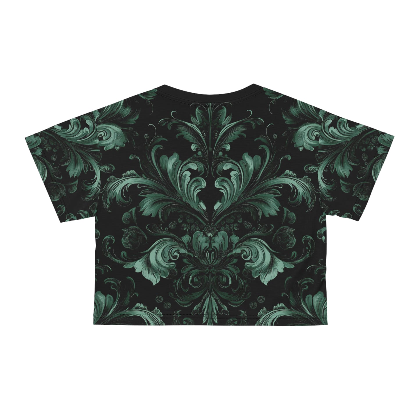 Crop T-paita -Royal