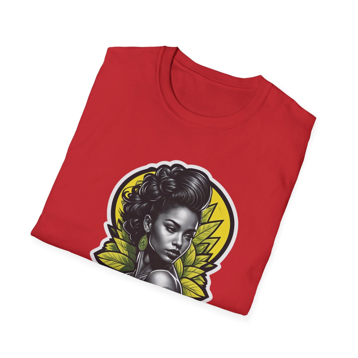 Unisex Softstyle T-paita, rebel queenie