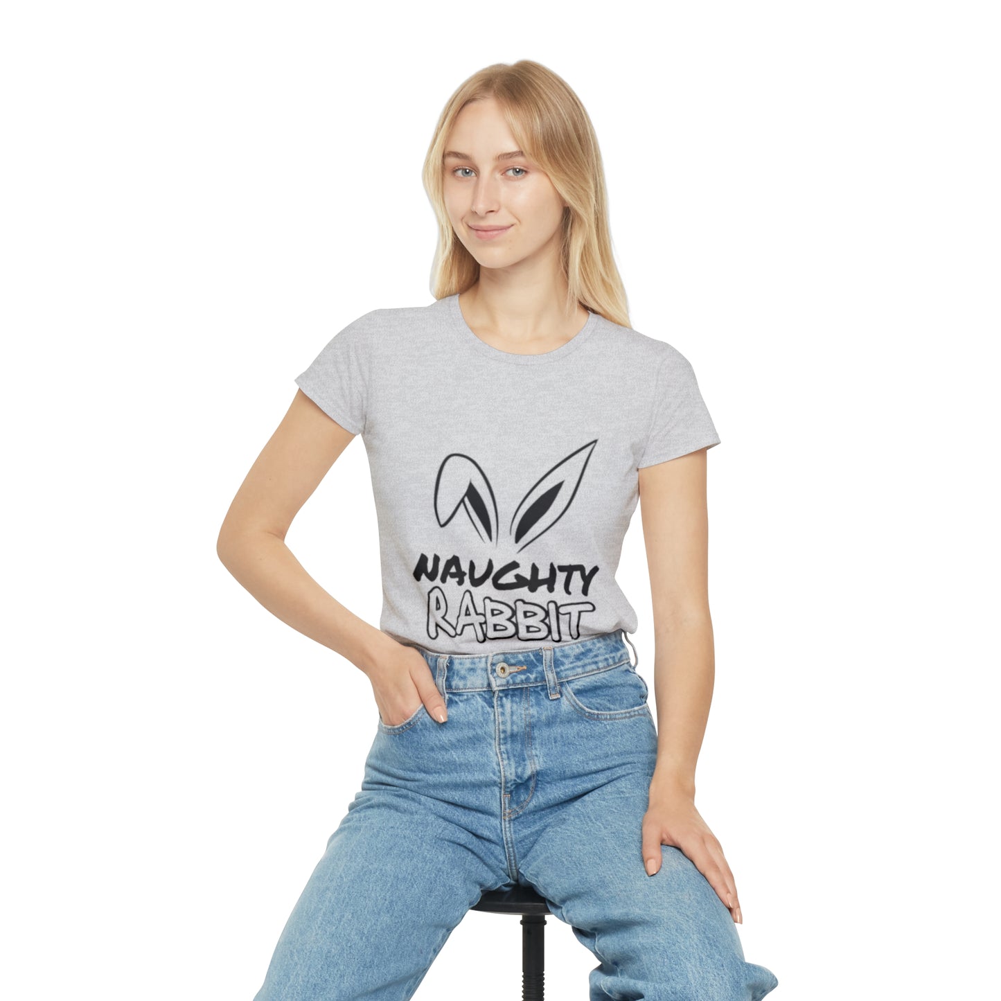 Naughty rabbit T-paita