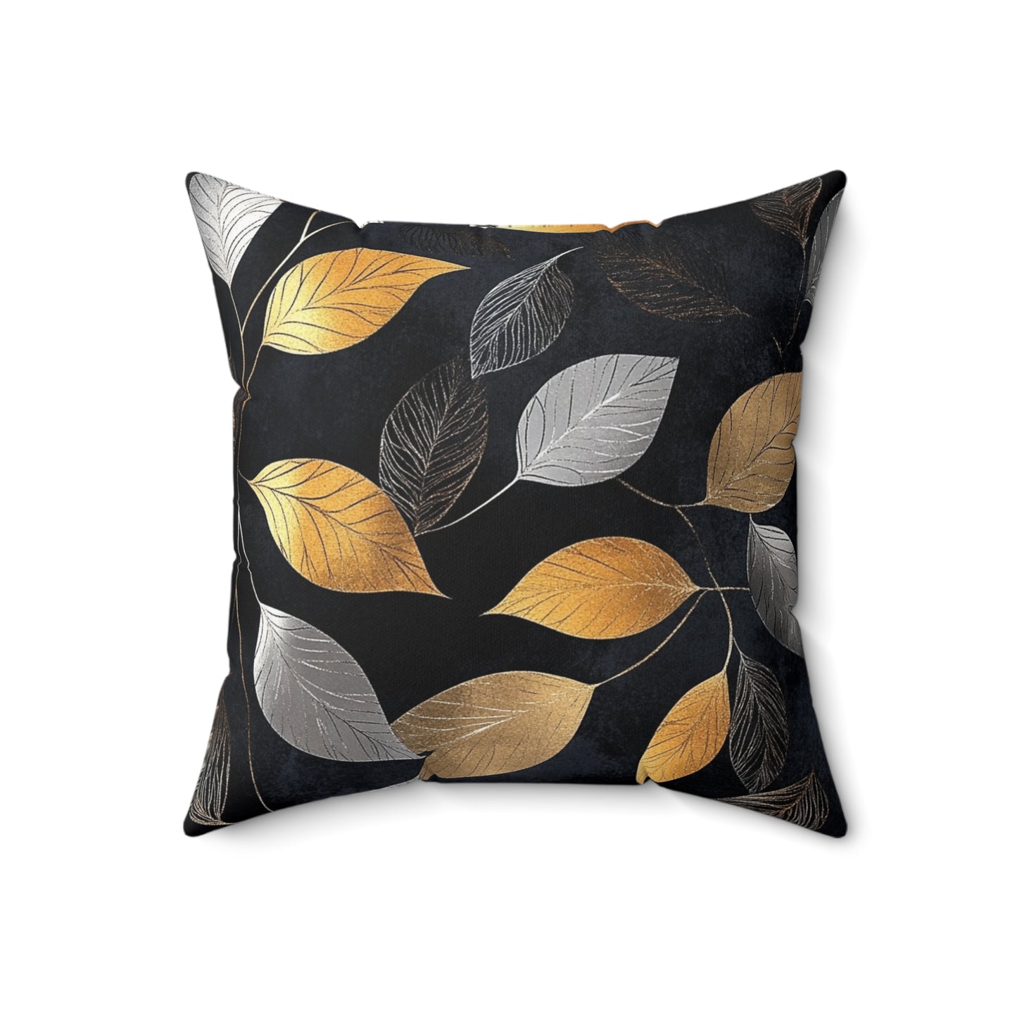 Sisustustyyny -Golden leafs