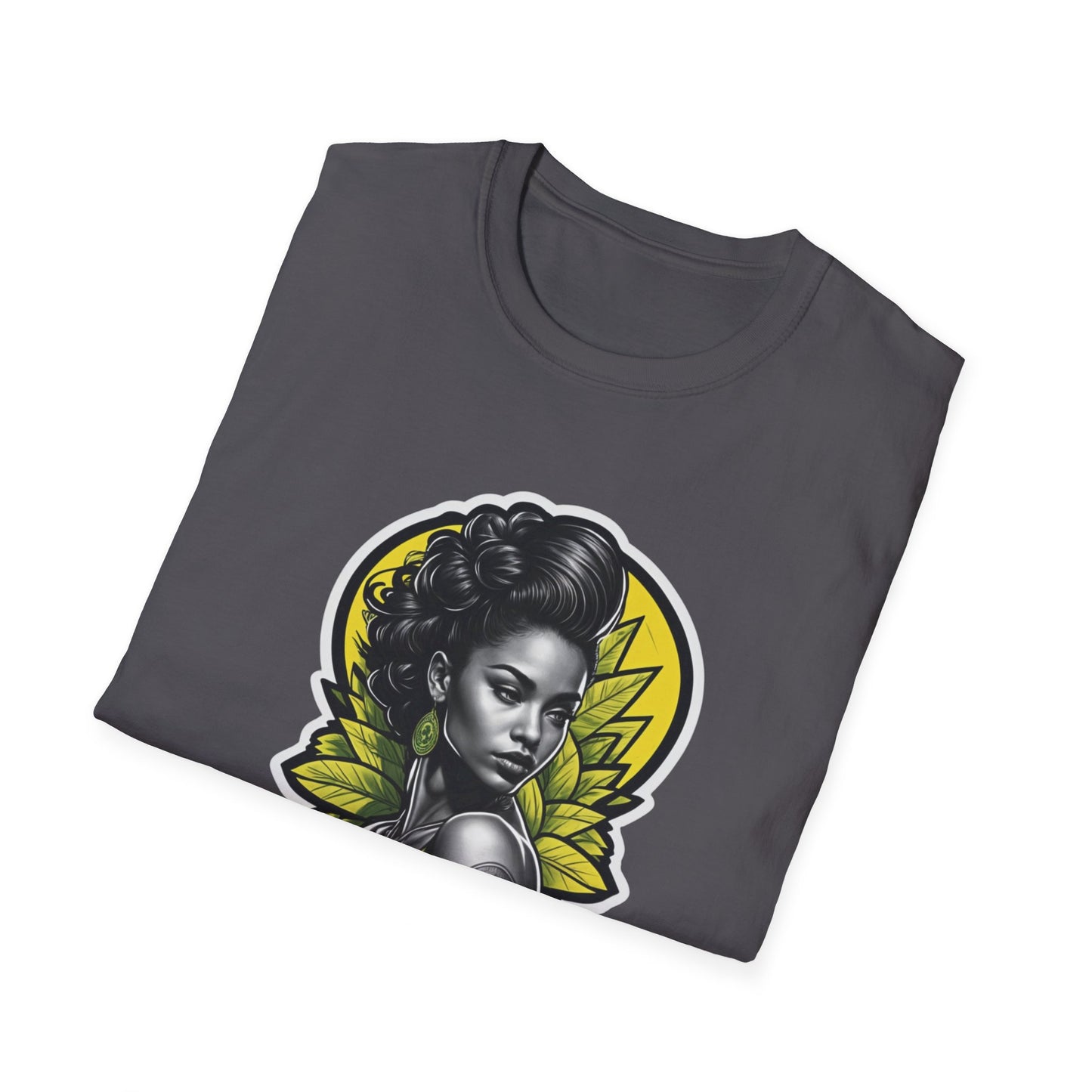 Unisex Softstyle T-paita, rebel queenie