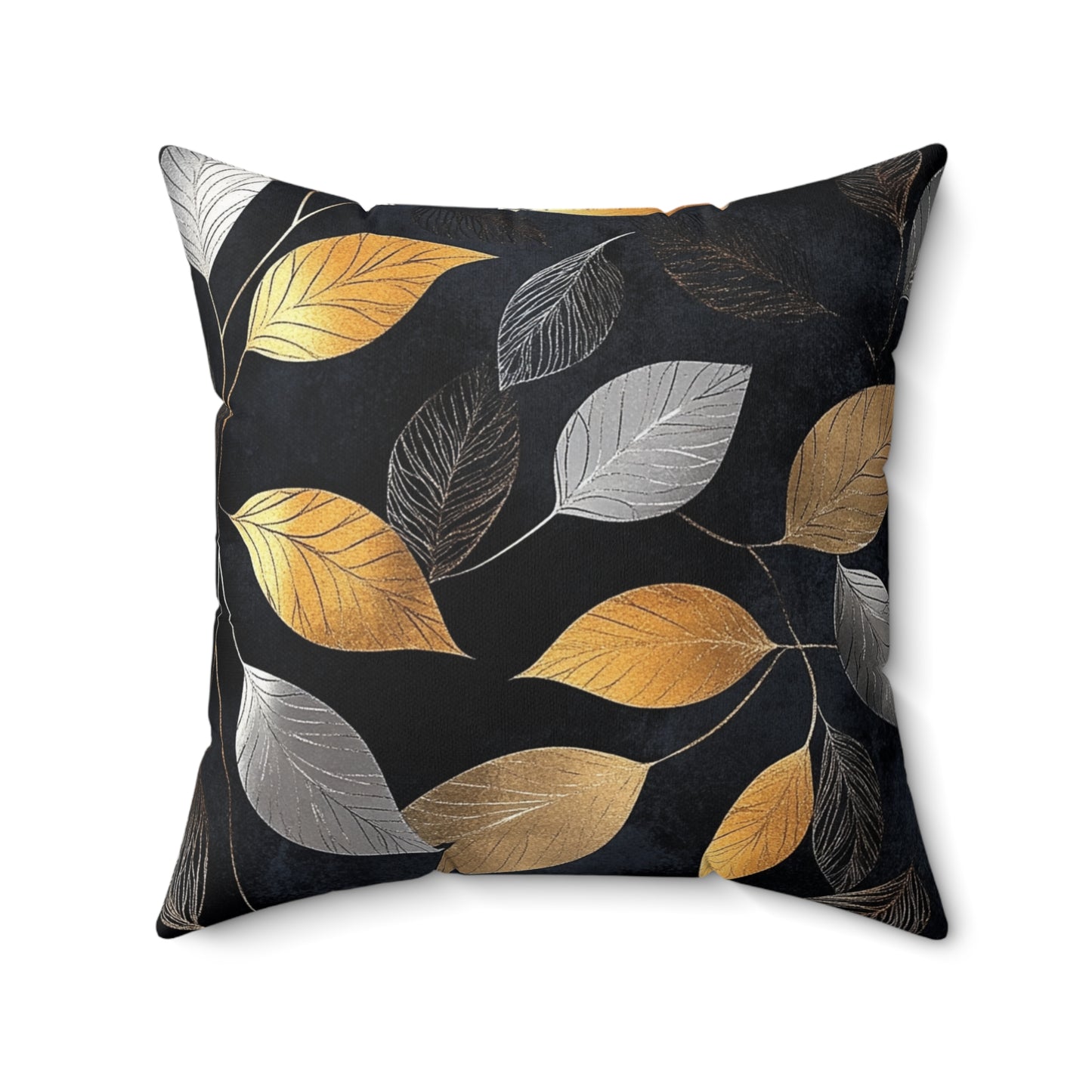 Sisustustyyny -Golden leafs